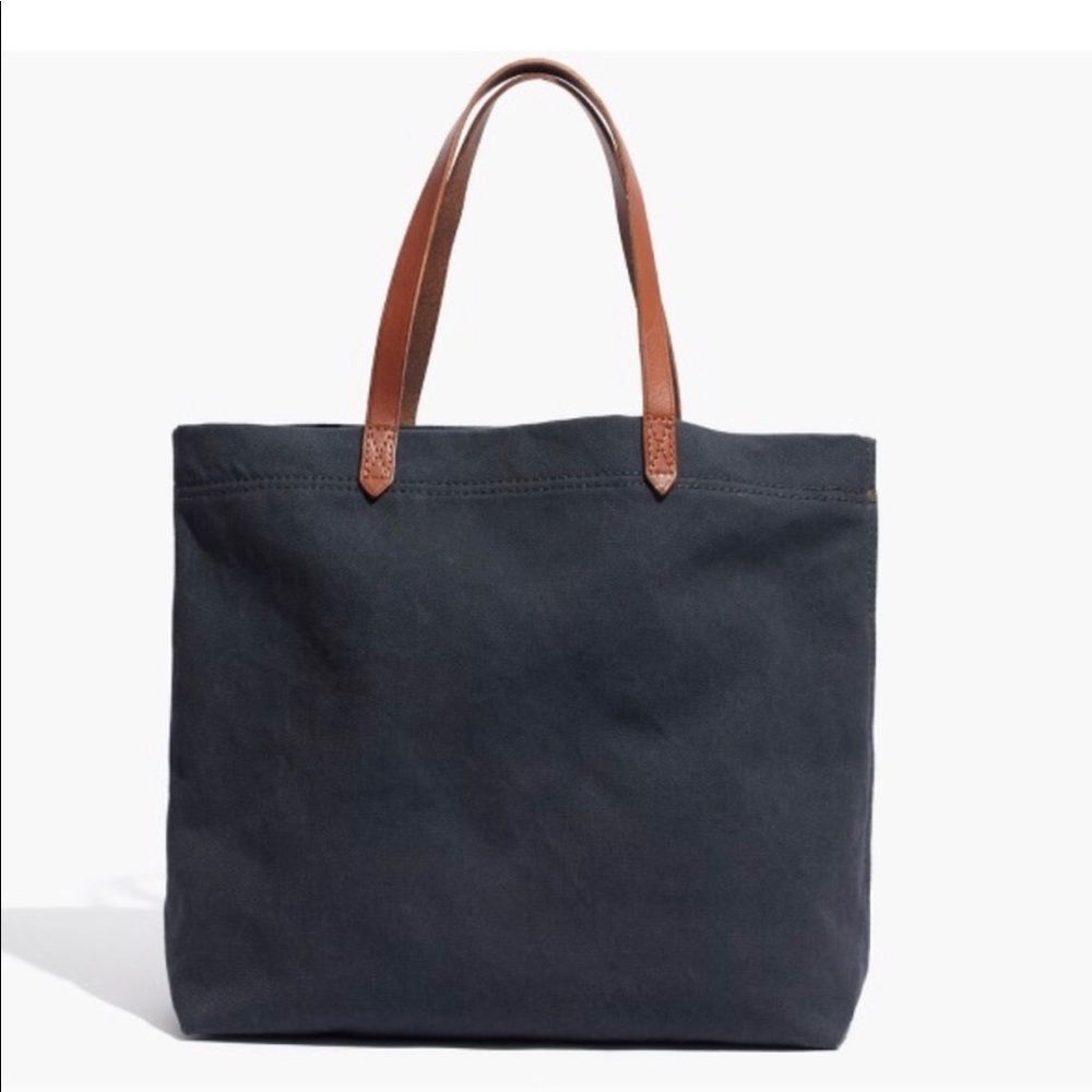 Madewell Navy Canvas Transport Tote